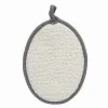 SPUGNA PER DOCCIA BAGNO ESFOLIANTE CURA PELLE CORPO 13 X 18CM GRIGIA OVALE 79647
