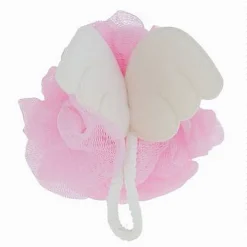 SPUGNA PER DOCCIA DA BAGNO SPUGNETTA A RETINA PELLE CORPO CON ALI ANGELO 87246