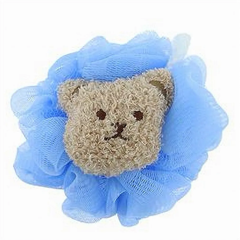 SPUGNA RETINA PER DOCCIA DA BAGNO SPUGNETTA A RETE CON ORSETTO PELLE CORPO 10686