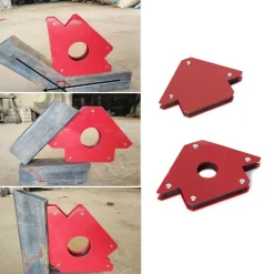 SQUADRA MAGNETICA MAGNETE PER SALDATURA SALDATRICE 45° 90° 135° 50LB 22Kg