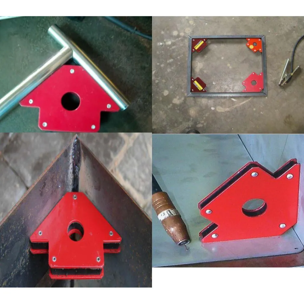 SQUADRA MAGNETICA MAGNETE PER SALDATURA SALDATRICE 45° 90° 135° 50LB 22Kg