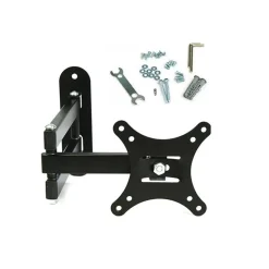 STAFFA PARETE PER TV BRACCIO ROTAZIONE E INCLINAZIONE GIREVOLE DA 10" A 26"