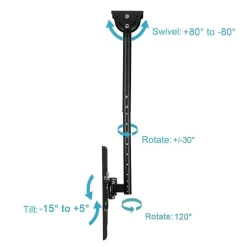 STAFFA PORTA TV MONITOR DA 37