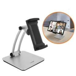 STAFFA SUPPORTO DA TAVOLO IN ALLUMINIO PER SMARTPHONE TABLET PIEGHEVOLE HD3285