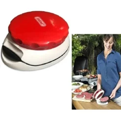 STAMPO PRESSA MACCHINA MANUALE PER HAMBURGHER POLPETTONE CARNE MACINATA Q-RB8