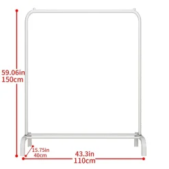STAND APPENDIABITI DA TERRA ATTACCAPANNI ABITI 150 X 110 X 40 MM SINGOLO TW605