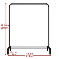 STAND APPENDIABITI DA TERRA ATTACCAPANNI ABITI 150 X 110 X 40 MM SINGOLO TW605