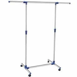 STAND APPENDIABITI IN METALLO CON BASE RUOTE ASTE TELESCOPICHE REGOLABILE 69064