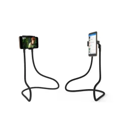 STAND SUPPORTO FLESSIBILE UNIVERSALE PER SMARTPHONE CELLULARE LAZY HOLDER 360°