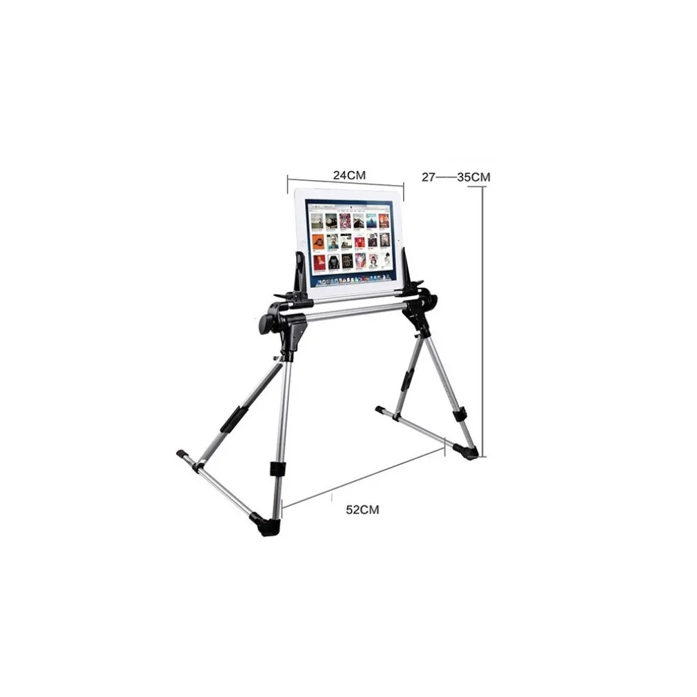 STAND SUPPORTO MULTIUSO REGOLABILE TAVOLO LETTO SCRIVANIA IPAD TABLET ANDORID PC