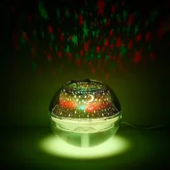 STAR MASTER UMIDIFICATORE DIFFUSORE AROMI LAMPADA LED RGB PROIETTORE DI STELLE