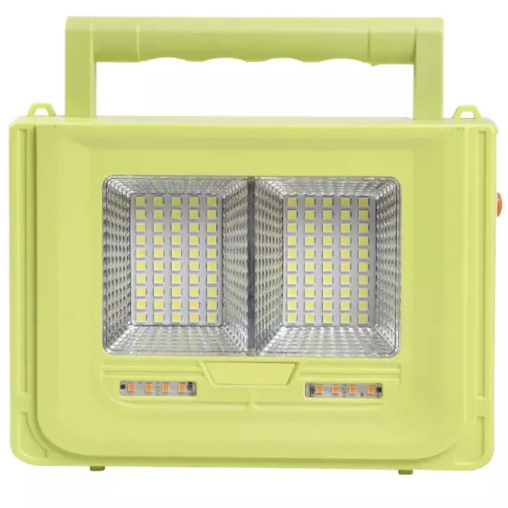 STAZIONE DI ENERGIA SOLARE PORTATILE GENERATORE DI EMERGENZA LUCE A LED E AUDIO