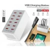 STAZIONE DI RICARICA USB DOCK CON 12 PORTE USB 60W MULTIFUNZIONE PRESA Q-CD12P