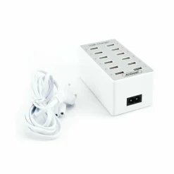 STAZIONE DI RICARICA USB DOCK CON 12 PORTE USB 60W MULTIFUNZIONE PRESA Q-CD12P