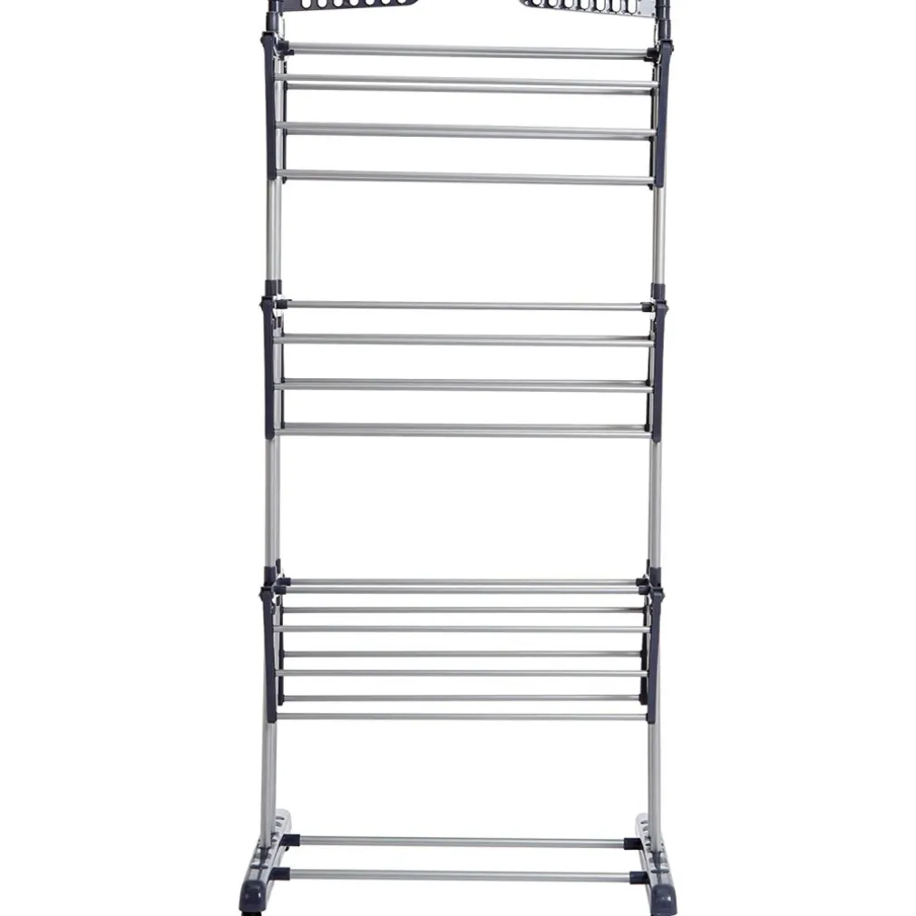 STENDIBIANCHERIA VERTICALE A TORRE PIEGHEVOLE A TORRE SALVASPAZIO 3 PIANI RUOTE