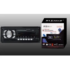 STEREO AUTO RADIO FM AUTORADIO BLUETOOTH INGRESSO SD USB MP3 AUX FRONTALINO 1DIN