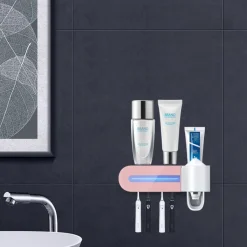 STERILIZZATORE PER SPAZZOLINO DISPENSER DENTIFRICIO SUPPORTO SPAZZOLINI LW-Y01