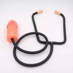 STETOSCOPIO CON PENE SAGOMATO SEXY TOYS SCHERZO FESTE ADDIO NUBILATO PARTY
