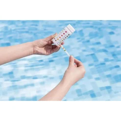 STRISCE TEST ACQUA PISCINE SPA 3IN1 50 PZ 3 FUNZIONI CLORO PH E ALCALINITÀ 58142