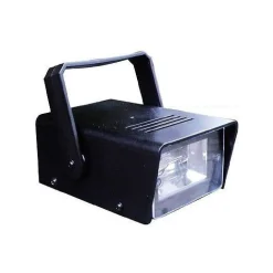 Strobo discoteca luce effetto flash DJ disco stroboscopica Mini BLU ROSSO GIALLO