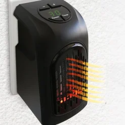 STUFA ELETTRICA PORTATILE A BASSO CONSUMO 350W GRADI REGOLABILI PER CASA UFFICIO