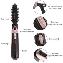 STYLER HOT CARE 4 IN 1 550 W SPAZZOLA PER CAPELLI PIASTRA ASCIUGACAPELLI Q-M308