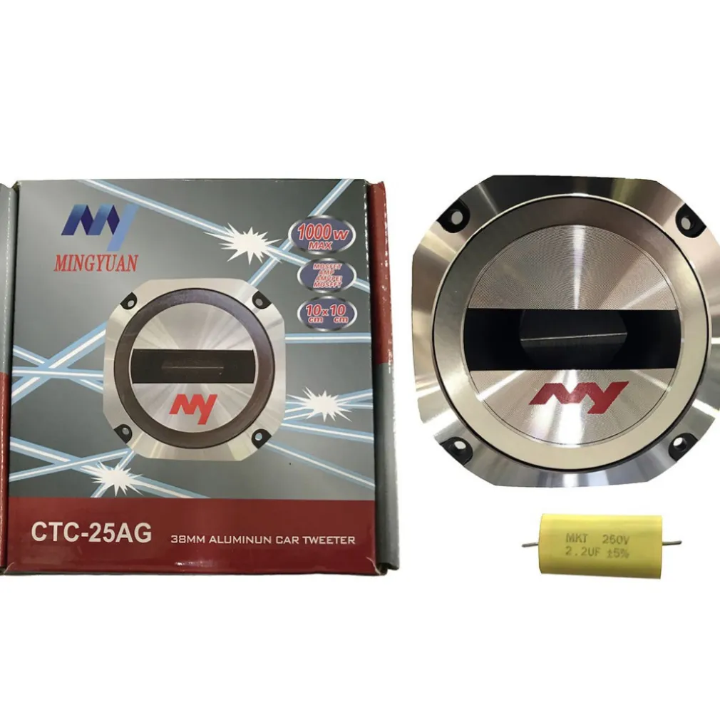 SUBWOOFER DA 1000 WATT 10X10CM IN ALLUMINIO SPEAKER ALTOPARLANTE PER AUTO STEREO