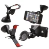 SUPPORTO AUTO UNIVERSALE VENTOSA A PINZA PER SMARTPHONE CELLULARE NAVIGATORE