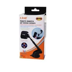 SUPPORTO DA AUTO UNIVERSALE PER SMARTPHONE A VENTOSA MAGNETICO GIREVOLE HD2024