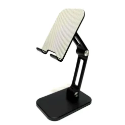 SUPPORTO DA TAVOLO PER TABLET TELEFONO CELLULARE UNIVERSALE 3 SNODI REGOLABILE