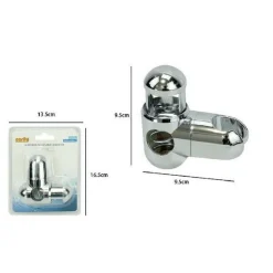 SUPPORTO DOCCETTA DOCCINO PER STAFFA ASTA SALISCENDI DOCCIA BAGNO 9.5 CM 79354