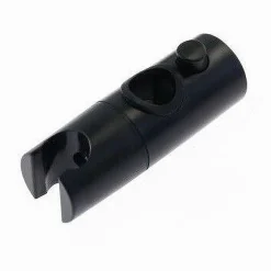 SUPPORTO DOCCETTA PER STAFFA ASTA SALISCENDI DOCCIA BAGNO NERO REGOLABILE 87143