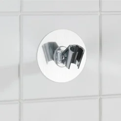 SUPPORTO DOCCETTA SOFFIONE DOCCIA BAGNO MONTAGGIO A PARETE CON BIADESIVO 79833