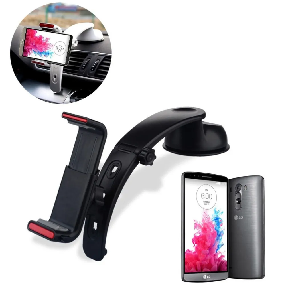 SUPPORTO JHD-301 AUTO UNIVERSALE 360 GRADI 3 IN 1 VENTOSA PER SMARTPHONE