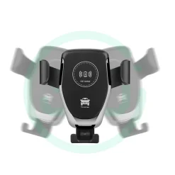 SUPPORTO MAGNETICO CARICABATTERIA WIRELESS AUTO PORTA CELLULARE UNIVERSALE