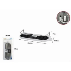 SUPPORTO MENSOLA PORTA SAPONE SHAMPOO BAGNOSCHIUMA PER SALISCENDI DOCCIA 79356