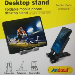 SUPPORTO PER TELEFONI CELLULARI TABLET DA TAVOLO Q-ZJ303 BASE MOBILE PIEGHEVOLE