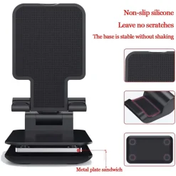 SUPPORTO PER TELEFONI CELLULARI TABLET DA TAVOLO Q-ZJ303 BASE MOBILE PIEGHEVOLE