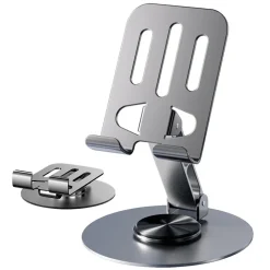 SUPPORTO PER TELEFONO CELLULARE CON ROTAZIONE A 360 GRADI REGOLABILE DA SCRIVANIA