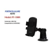 SUPPORTO PORTA CELLULARE SMARTPHONE UNIVERSALE DA AUTO CON VENTOSA PT-C004