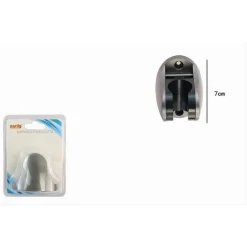 SUPPORTO STAFFA A MURO PER DOCCETTA SOFFIONE DOCCIA UNIVERSALE 7CM BICOLORE 87140