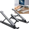SUPPORTO STAND PIEGHEVOLE IN PLASTICA ANTISCIVOLO PER LAPTOP NOTEBOOK TABLET P1