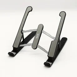 SUPPORTO STAND PIEGHEVOLE IN PLASTICA ANTISCIVOLO PER LAPTOP NOTEBOOK TABLET P1