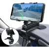 SUPPORTO TELEFONO PER CRUSCOTTO AUTO CLIP MOLLA REGOLABILE A 360° GPS SMARTPHONE