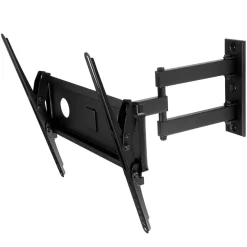 SUPPORTO TV DA PARETE STAFFA ORIENTABILE PER SCHERMI DA 26'' A 47'' COLORE NERO