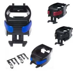 SUPPORTO UNIVERSALE 2 POSTI PORTA LATTINA BEVENDA CELLULARE SMARTPHONE PER AUTO