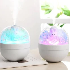 SWEET RABBIT DIFFUSORE UMIDIFICATORE ARIA A ULTRASUONI AROMA USB CON LAMPADA RGB