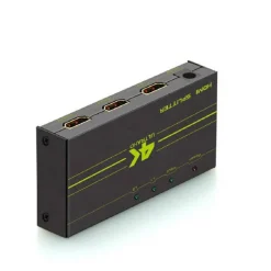 SWITCH HUB HDMI 2 PORTE SPLITTER AMPLIFICATORE 3D V1.3B 1 X 2 4K VGA HDTV VK-102C