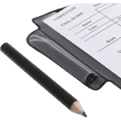 TACCUINO CON CARTOLINA CARTA ROSSA GIALLA MOTIVO CALCIATORE PORTAFOGLIO ARBITRO