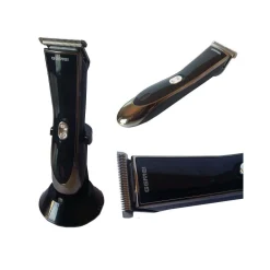 TAGLIA CAPELLI ELETTRICO CORDLESS RASOIO REGOLA BARBA RICARICABILE 4 PETTINI 823